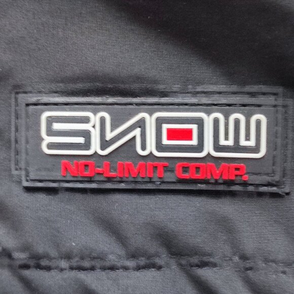 Gina Benotti winter/ski pants black with red white stripes women's size S - Picture 6 of 7